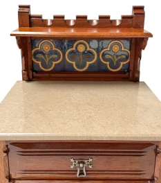 Two Arts & Crafts Nightstands by Gustave Serrurier-Bovy, 1900s